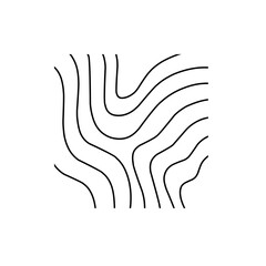 contour line pattern