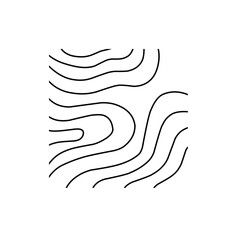contour line pattern