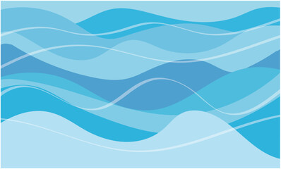 波のような模様の抽象的背景 ベクター