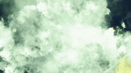 Fototapeta premium Green abstract watercolor background with soft light vintage texture. Vibrant green abstract watercolor backdrop