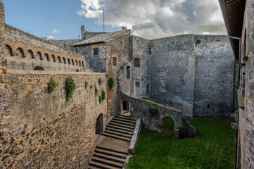 Obraz premium Bracciano, Italy. The Orsini-Odescalchi Castle, also known as Bracciano Castle