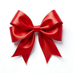 Fototapeta premium Christmas Red gift bow accessories accessory red