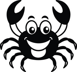 Cute cartoon Carb vector illustration, Cute Carb silhouette vector art, Cute Carb line art vector