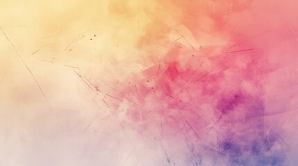 Obraz premium Abstract colorful background with soft gradient hues and subtle scratch textures design