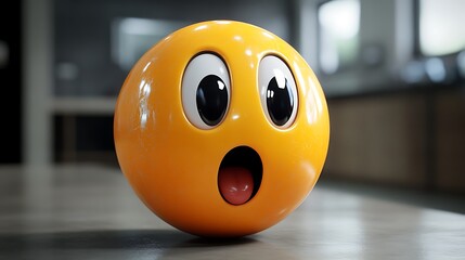 Surprised Emoji on Tabletop