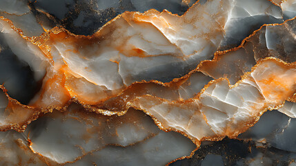 Obraz premium Golden Onyx Marble Texture, Abstract Background, Interior Design