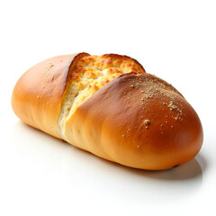 Rustic Loaf Of Bread With A Crunchy Golden Brown Crust