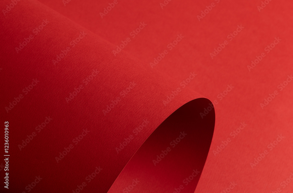 Poster Red paper background with a matte texture and soft tones. Bold ruby and crimson hues create a stylish, elegant, and modern surface with a clean, decorative pattern.