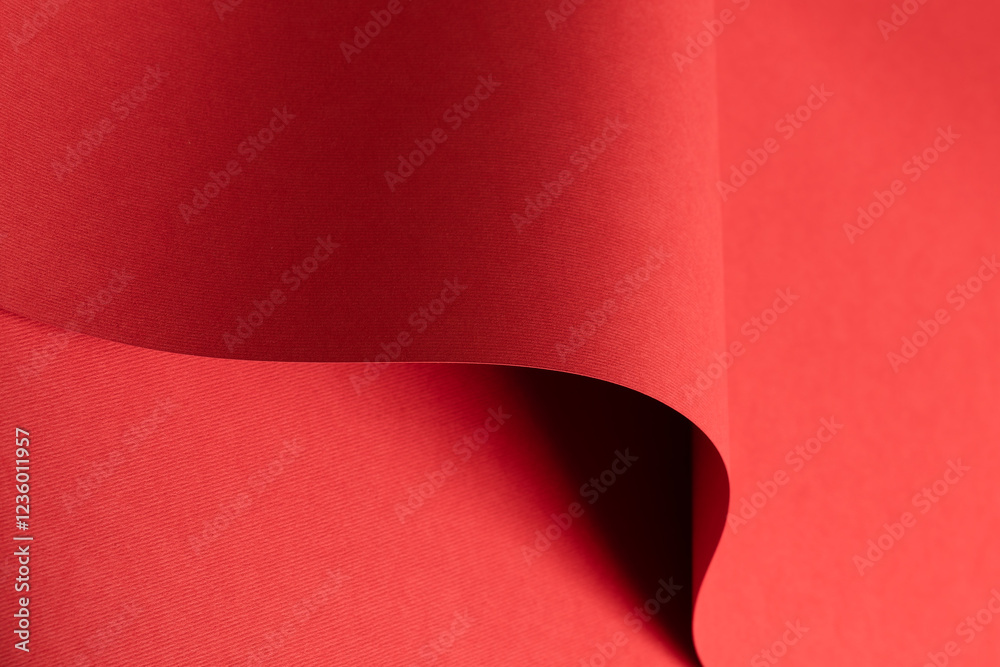 Poster Ruby red paper background with a matte texture and soft tones. Bold crimson and maroon hues create a stylish, elegant, and modern surface with a clean, decorative pattern.