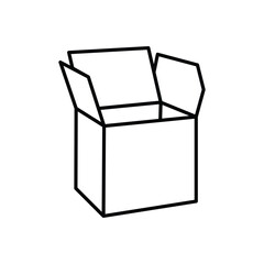 Elegant Box Card Outline: Minimalist Design gift  