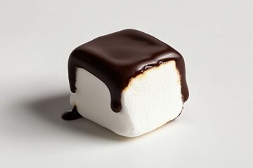 Chocolate Covered Marshmallow Cube Sweet Treat