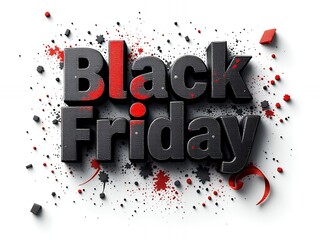 Black Friday Poster for prompt design for colorful advertising, banners, flyers and leaflets