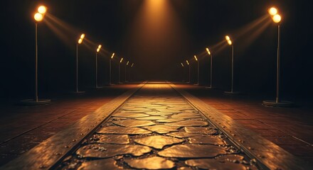 Path to goal, success, winning and religious Road for peace and personal growth. banner background for leadership