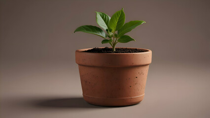 Obraz premium plant in a pot