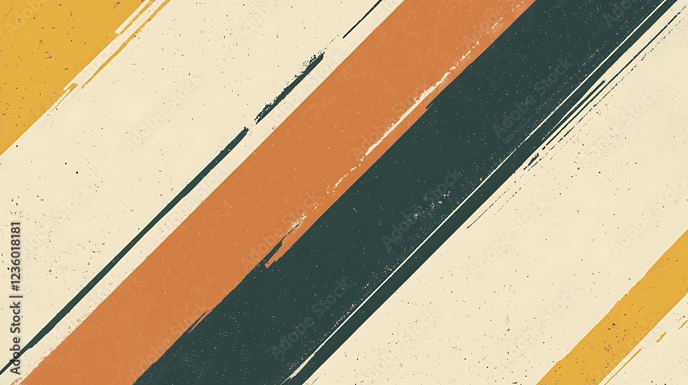 Poster Abstract paint strokes diagonal pattern background, use for modern design