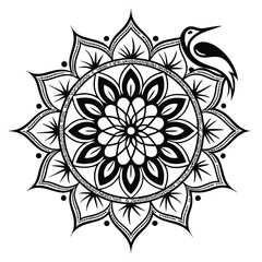 Mandala Design,  Black Mandala Design