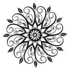 Mandala Design,  Black Mandala Design