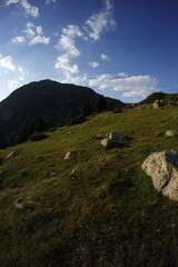 Spanish Pyrenees Mountains Golden hour