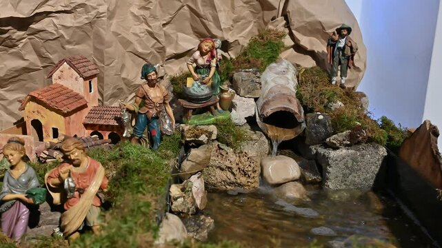 Castel di Sangro, Abruzzo. Church of San Giovanni Battista. Christmas Nativity Scenes 2024
The Church of San Giovanni Battista in Castel di Sangro was built during 1430 at the best of the Marchesani f