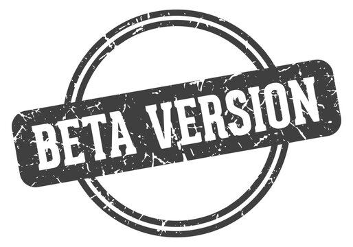 beta version stamp