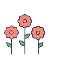 flower, 네이처, 꽃, 봄, 삽화, 벡터, flower, 여름, 도안, 나뭇잎, 딱지, 뜰, 식물, 미술, 데코, 만화, 블로섬, 도안, 분홍, 귀여운, 아이콘, 미, 세트, 변색, 카네이션 아이콘, 꽃 아이콘, 감사, 기념, 로즈데이