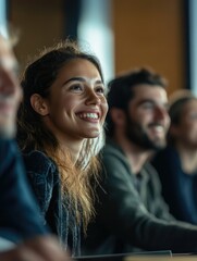 Obraz premium Business Meeting with Young Woman