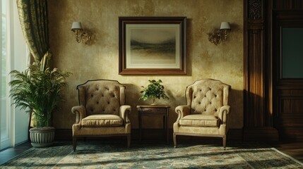 Elegant Living Room Interior