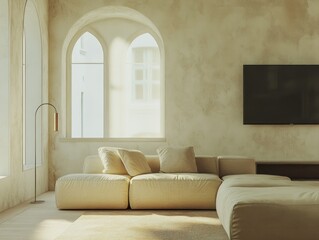 Modern Living Room with Natural Light