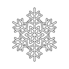 snowflake sketch 
