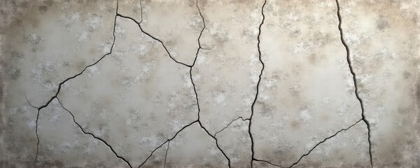 Obraz premium A textured surface featuring cracked patterns, perfect for backgrounds or design elements that evoke themes of age, decay, or distress.