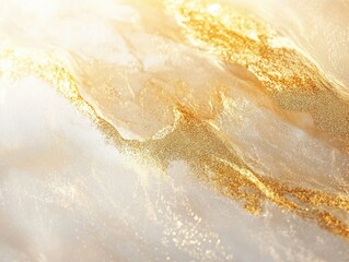 Obraz premium Golden Sunburst Painting