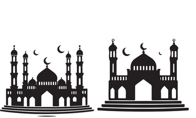 taj mahal vector illustration