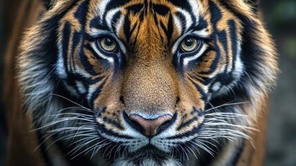 Fototapeta premium Sumatran Tiger: Sumatran tiger,