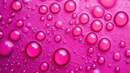 Air Bubbles Caught in Liquid Motion Radiating Neon Pink and Futuristic Glow
