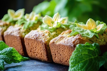 Fresh bread sits atop a clean cutting board, ready for use