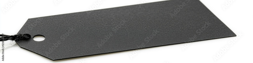 Poster A simple and clean design of a black price tag on a white background, ideal for use in e-commerce, retail, or sales promotional materials