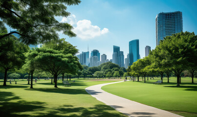 Urban Oasis: A Tranquil City Park Escape