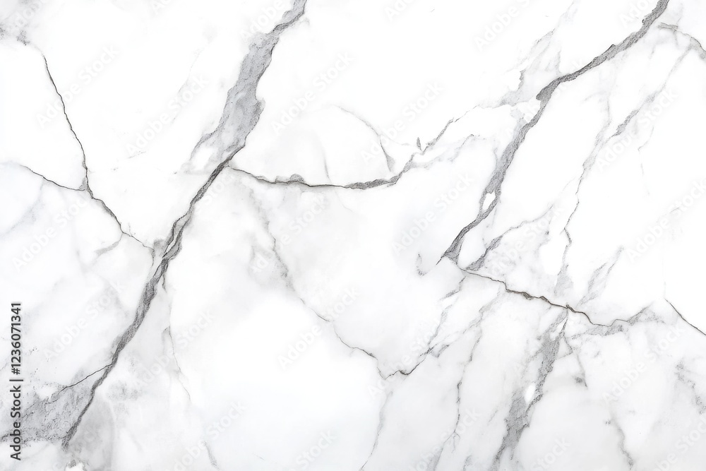 Aufkleber close-up view of a white marble surface with subtle texture and slight scratches