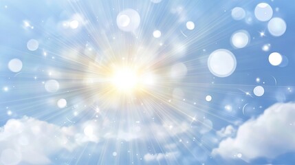 Transparent Sunlight Special Lens Flare: Vector transparent sunlight special lens flare light effect.