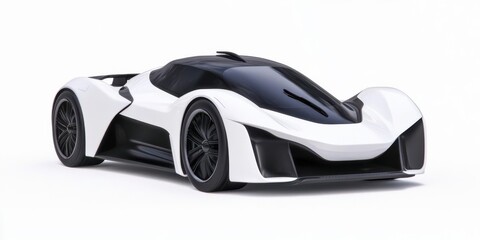 Futuristic sports car showcasing sleek design and advanced technology.
