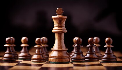 chess pieces on a chessboard