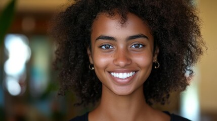 Woman with Natural Beauty