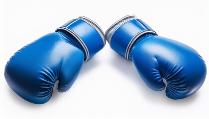 blue boxing gloves