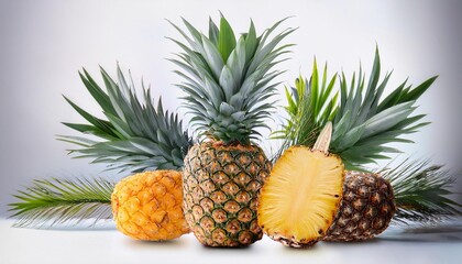pineapple on a white background