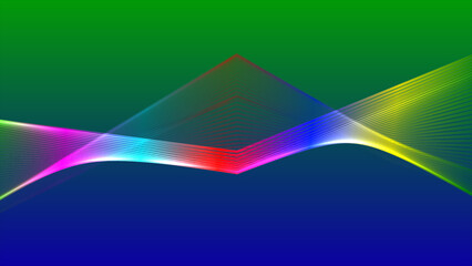 Abstract wave color background image.