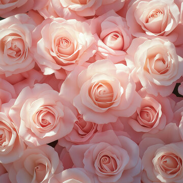 pink roses background
