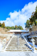 冬の呑山観音寺　福岡県篠栗町　Nomiyamakannonji temple in winter. Fukuoka-ken Sasaguri town.	