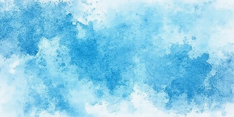 Fototapeta premium Abstract Watercolor Splash in Shades of Blue, Turquoise, and Teal with Soft Texture for Creative Background or Artistic Projects
