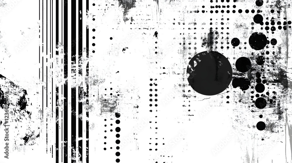 Fototapete A striking and visually captivating abstract digital composition featuring a glitched distorted and fragmented design with experimental textures bold geometric patterns and a modern
