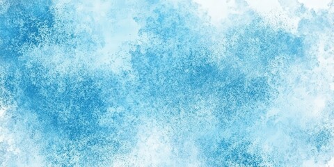 Obraz premium Abstract Watercolor Background in Shades of Blue, Turquoise, Teal, and Mint with Soft Textures and Subtle Gradients for Creative Projects